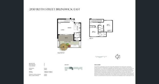 2/130 Blyth Street, Brunswick East VIC 3057 - Townhouse For Rent | Domain - Photo 1