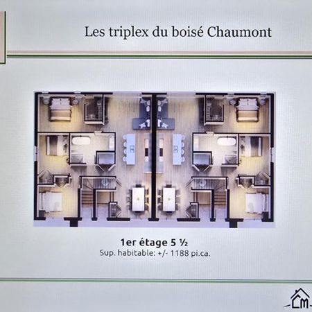 5 1/2 - Saint-Jérôme - 2 050 $/mois - Photo 3