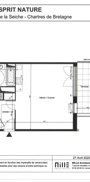 Location appartement 3 pièces - 66m² à Chartres de bretagne (35131) - Photo 2