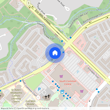 Erin Mills, 701-2155 Burnhamthorpe Road West, Mississauga