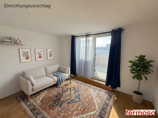 Moderne 2-Zimmer-Terrassenwohnung in 1200 Wien, 6. Stock, mit Fußbodenheizung! - Foto 1