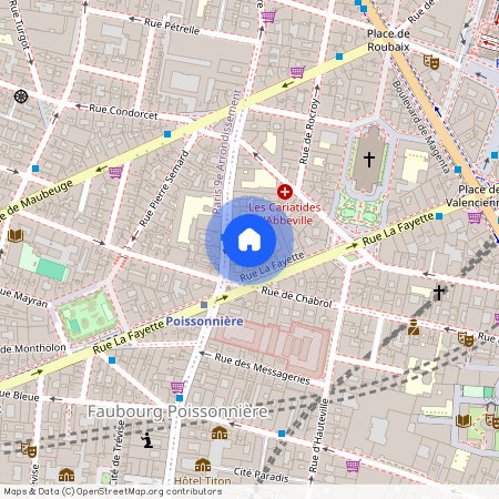 92 Rue du Faubourg Poissonnière, 75010 Paris, France