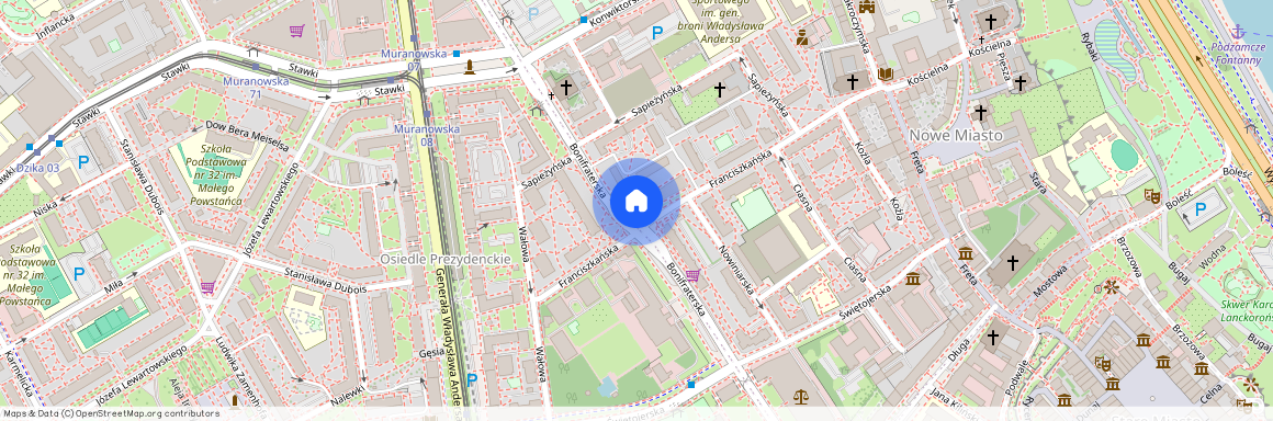 ul. Bonifraterska, Nowe Miasto, Śródmieście, Warszawa, mazowieckie