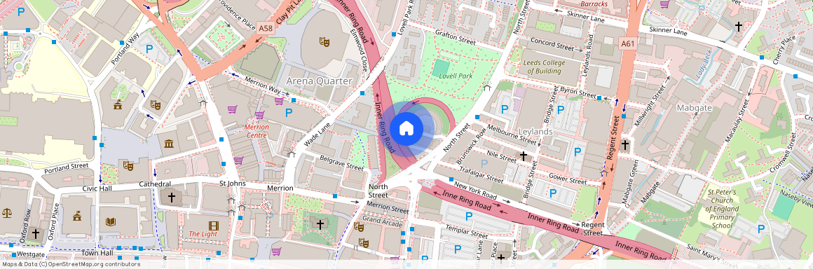 Flat 69, 53, Centenary House, North Street Leeds, LS2 8JB