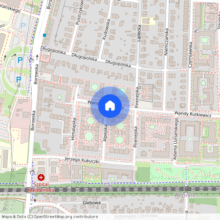 ul. Jerzego Kukuczki, Gaj, Krzyki, Wrocław, dolnośląskie