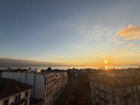 Loft aux combles sous gare à Lausanne - Photo 3