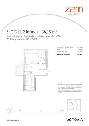 Kompakte 1-Zimmer-Terrassenwohnung mit Einbauküche - Foto 5