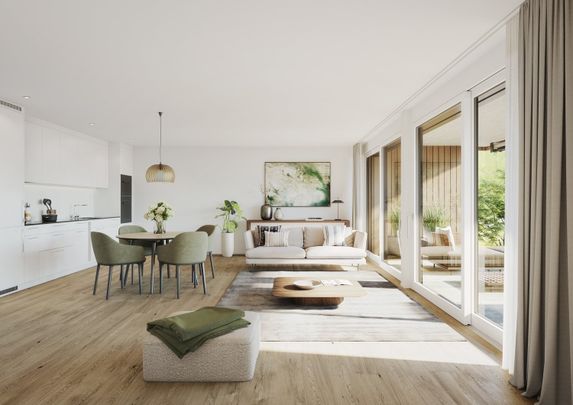 Erstvermietung - Moderne 3.5-Zimmerwohnung in Niederdorf - Foto 1