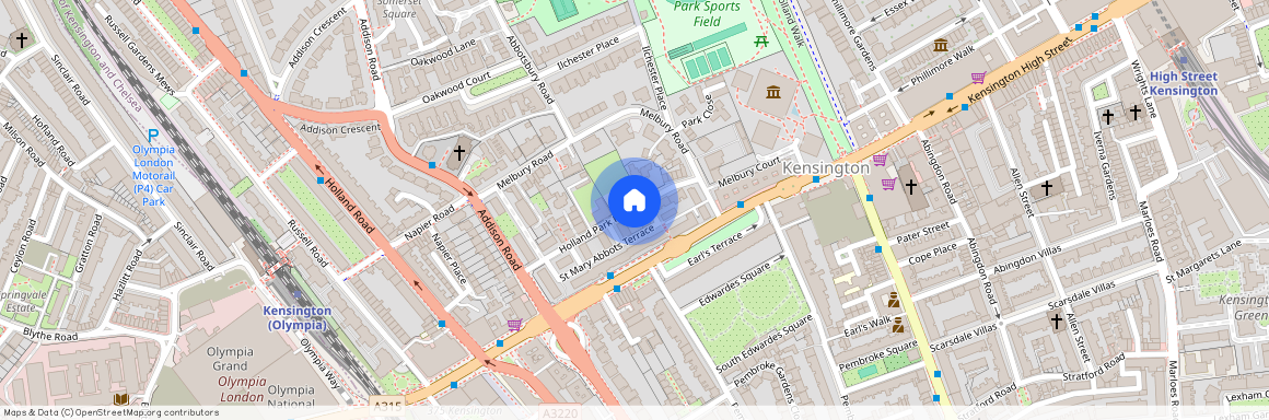 Kensington, Holland Park Road, W14 8NA, London