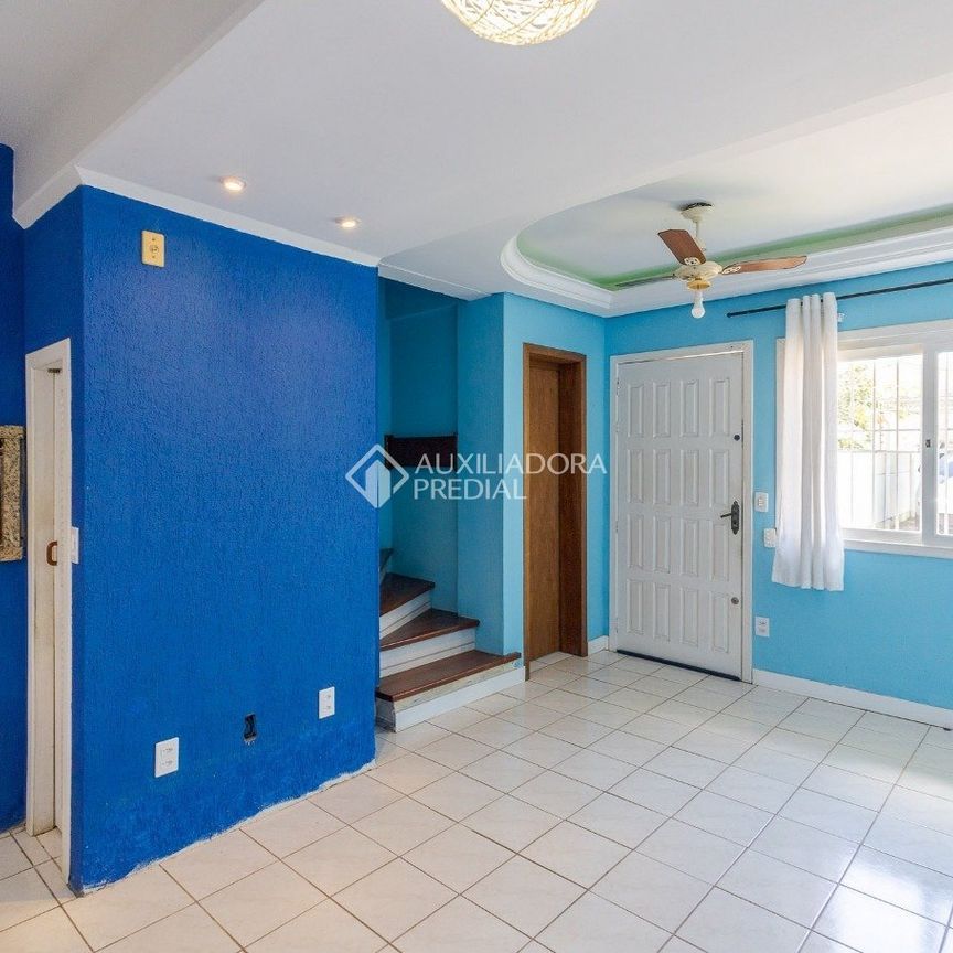 Casa em Condomínio com 2 quartos e 58m² para alugar em Nossa Senhora das Graças, Canoas. - Foto 1