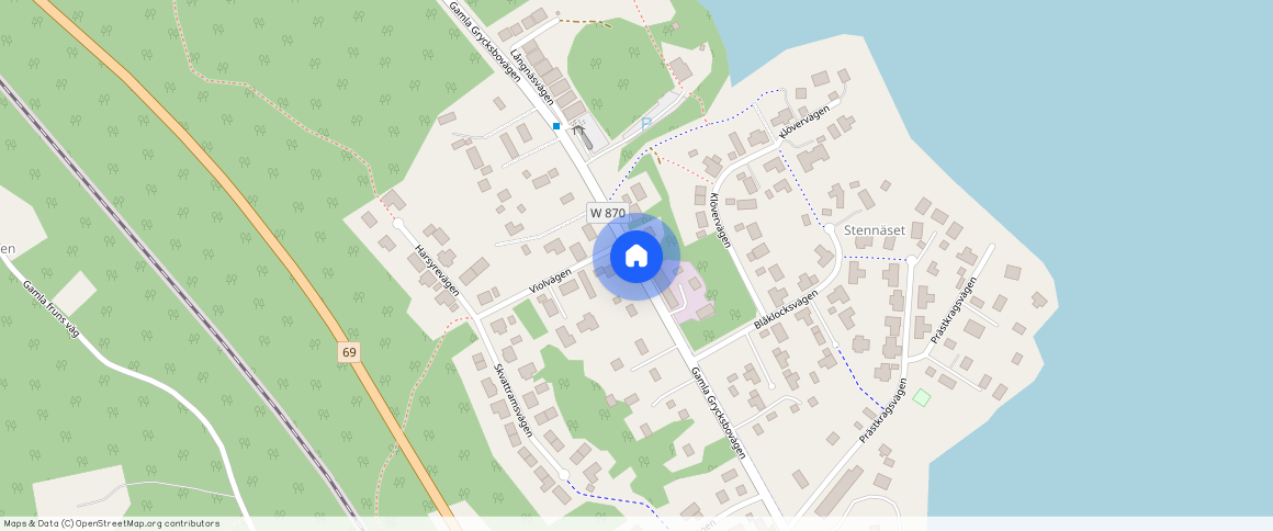 Gamla Grycksbovägen, Falun