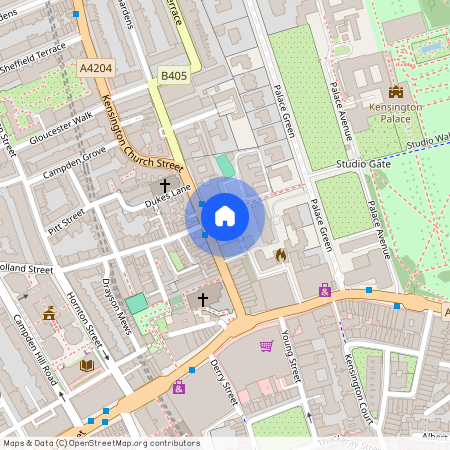 Lancer Square, Kensington, W8