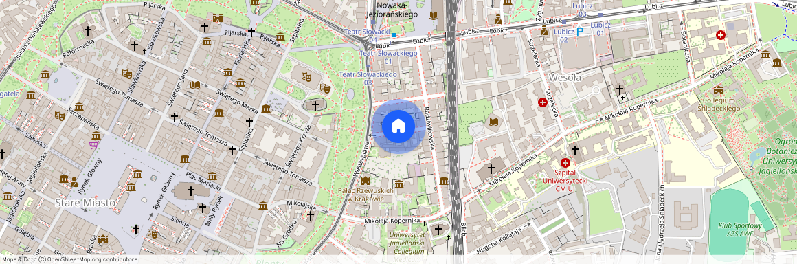 ul. Marii Skłodowskiej-Curie, Wesoła Zachód, Stare Miasto, Kraków, małopolskie