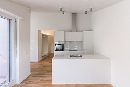 grosse teilüberdeckte Dachterrasse mit Blick auf den Säntis - Foto 4