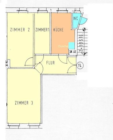 Teilsanierte Altbauwohnung in Connewitz! - Foto 4