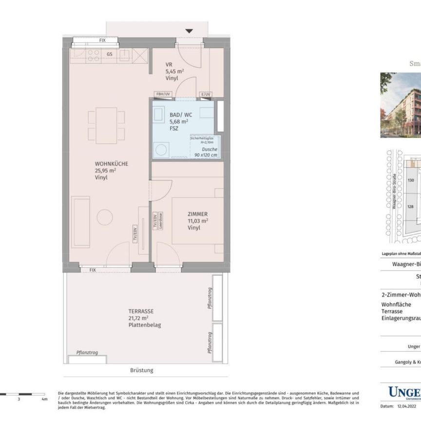 Moderne Studentenwohnung in der Smart City Graz! - Foto 1