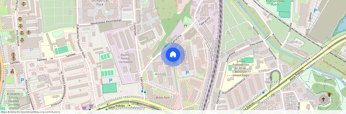 ul. Fabryczna, Grzegórzki, Grzegórzki, Kraków, małopolskie