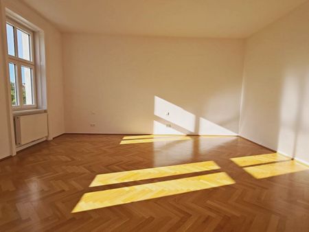 ROCHUSMARKT-NÄHE, sonnige 103 m2 Altbau, 3 Zimmer, WG-geeignet, Küche, Wannenbad, Parketten, Geusaugasse - Foto 5