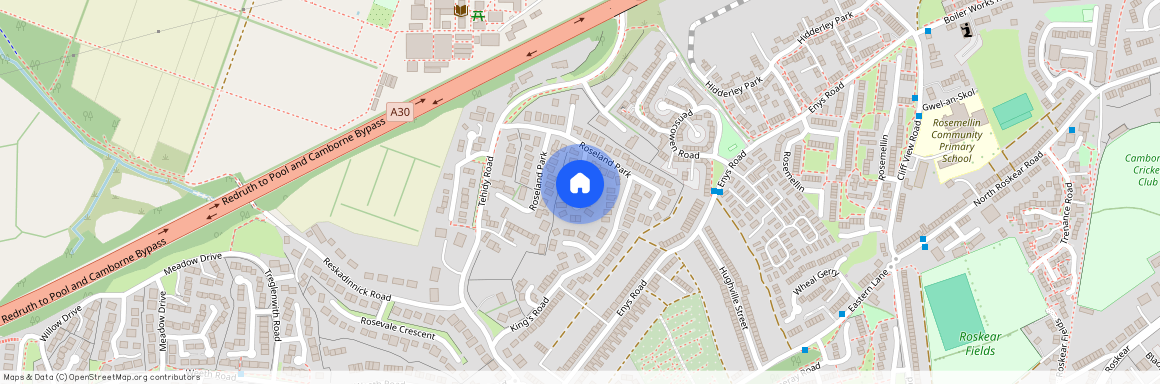 Roseland Park, Camborne, Cornwall