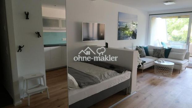 49m² neuwertig Appartement Neckarpromenade Wohnen am Neckar löffelfertig möbliert - Foto 1