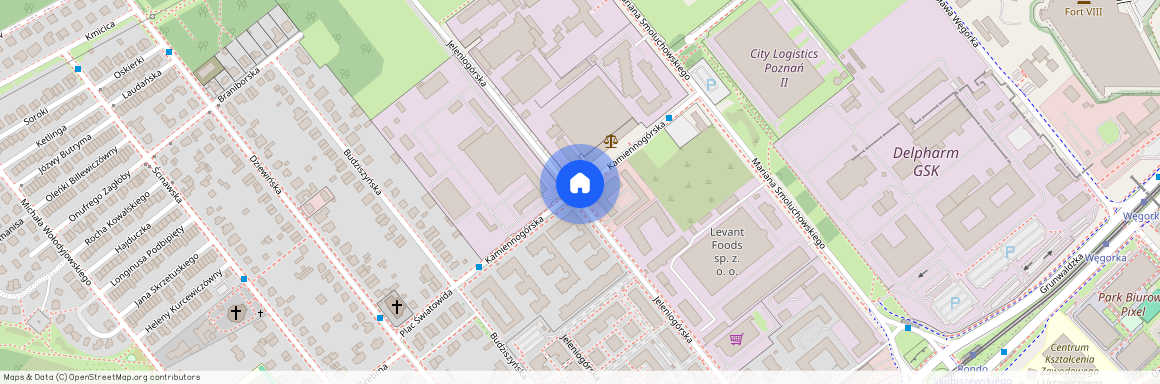 ul. Kamiennogórska, Junikowo, Grunwald, Poznań, wielkopolskie