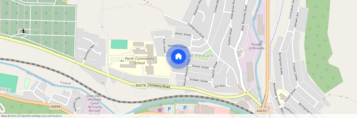 Upton Street, Mount Pleasant, Porth, RCT, CF39