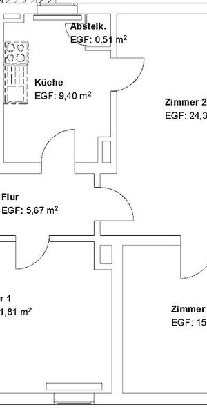 3 ZKB mit Balkon in der Nordstadt! - Photo 2