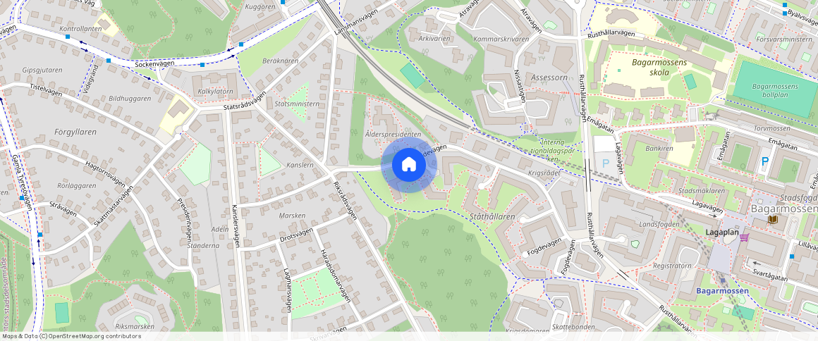 Fogdevägen **, Bagarmossen