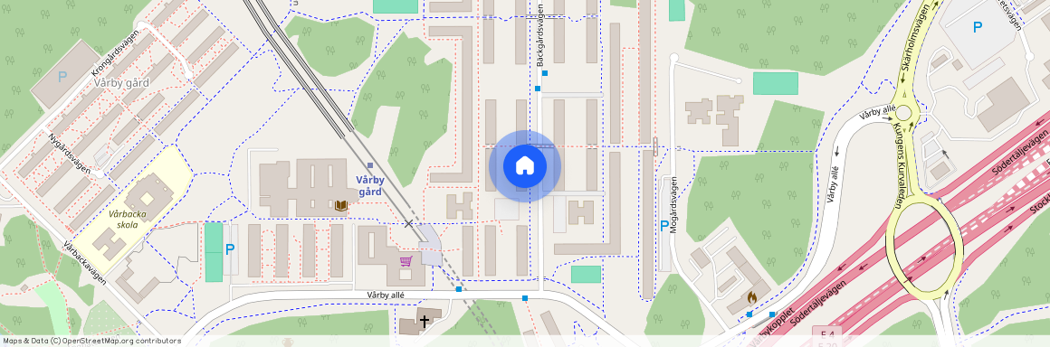 Bäckgårdsvägen 9, Vårby