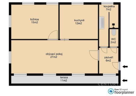 Pronájem bytu 2+1 69 m² - Photo 3