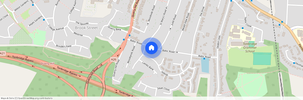 2 Bedroom Terraced House with Garden, Baltic Road, Tonbridge