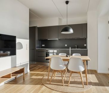 Dejlig 2-vær bolig med kæmpe terrasse (6,5 meter lang). Depotrum i ... - Photo 1