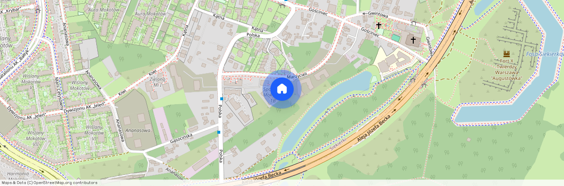 Warszawa, Mokotów, Siekierki, Marzycieli