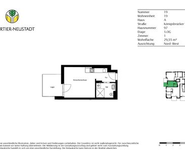Gemütliche Singlewohnung mit Balkon und Einbauküche wartet auf Sie! - Photo 1