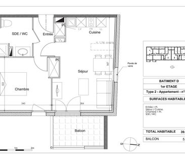 Location Appartement 2 pièces 39m² LAUNAGUET 31140 - Photo 1