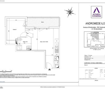 location Appartement T2 DE 42.55m² À BLAGNAC - Photo 5