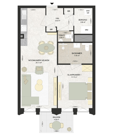 Appartement te huur: Kennedylaan 226 2035 TR Haarlem - Photo 2