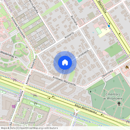 ul. Urodzajna, Wilanów Niski, Wilanów, Warszawa, mazowieckie
