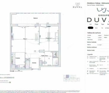 Location Appartement 2 pièces 41m² POITIERS 86000 - Photo 6