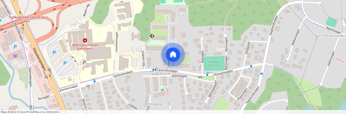 Fridhemsgatan 14, 374 41, KARLSHAMN, Sverige