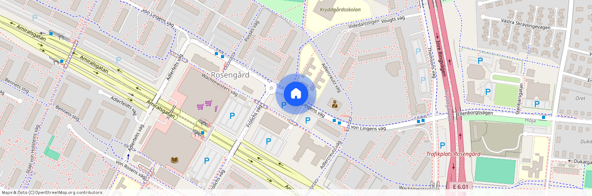 Von Lingens väg, Malmö