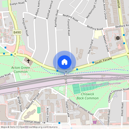 Esmond Gardens, South Parade, London