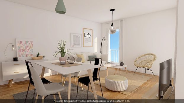 location Appartement T3 DE 67.91m² À CHESSY - Photo 1