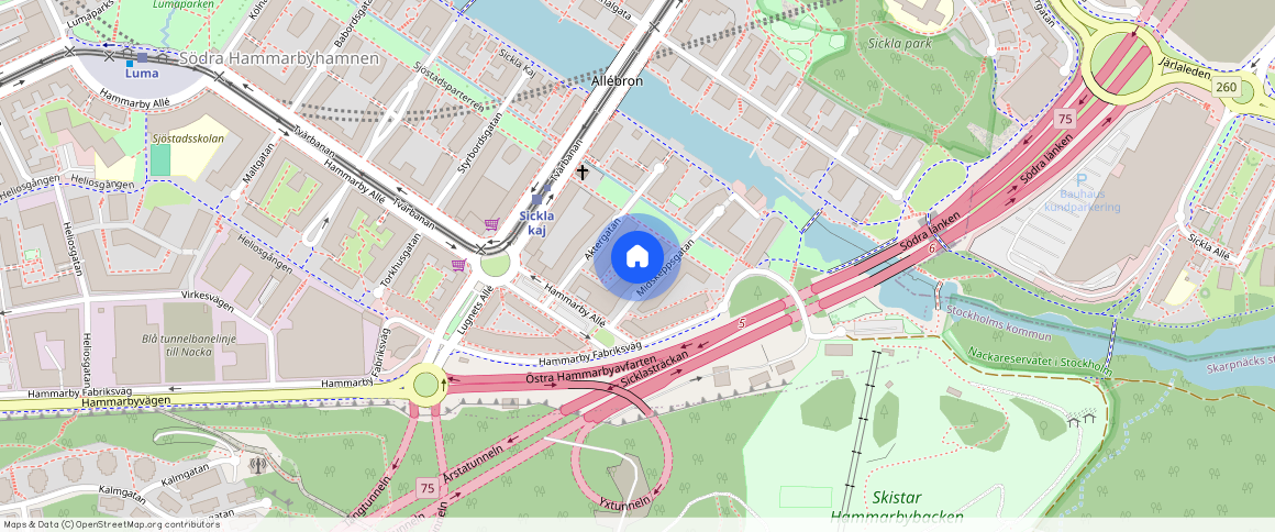 Midskeppsgatan **, Södra Hammarbyhamnen