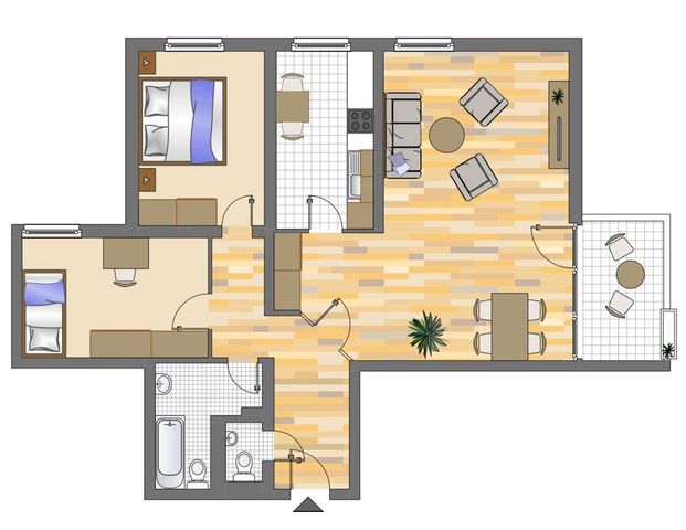 3-Zimmer-Wohnung in Gladbeck - Photo 1