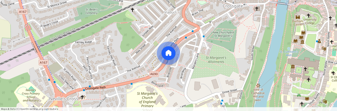 Crossgate Peth, Durham City, Durham