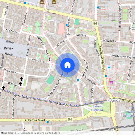 ul. Krakowska, Śródmieście, Bytom, śląskie