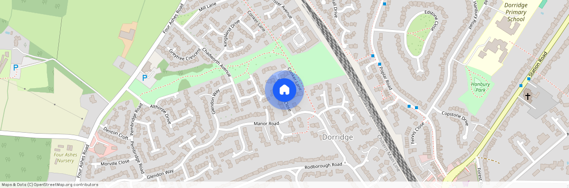 Hartington Close, Dorridge, Solihull, West Midlands, B93