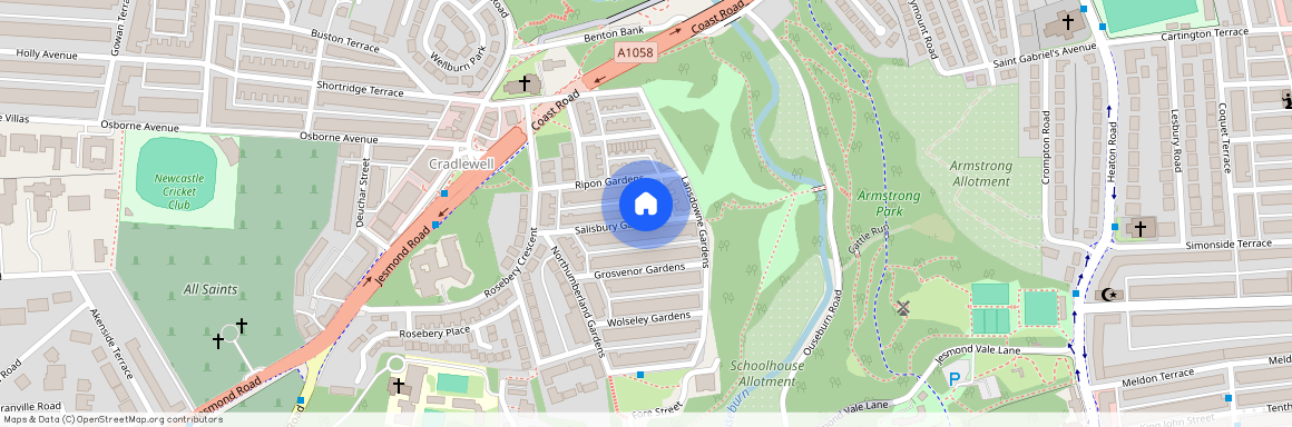 Salisbury Gardens, Newcastle upon Tyne NE2