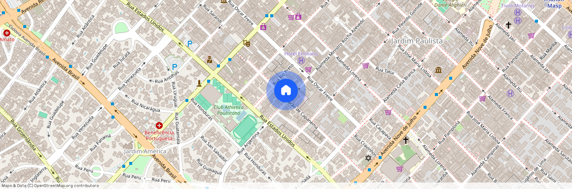 Rua Barão de Capanema, 320, Cerqueira César, São Paulo - SP, 01411-011, Brazil